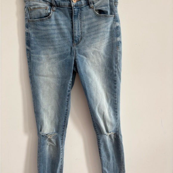 Garage Light Blue High Rise Jeans - Picture 2 of 6